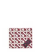 Dolce & Gabbana Printed Dg Logo Wallet - Red