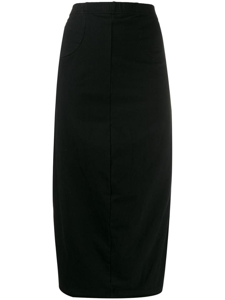 Rundholz Black Label Raw Hem Midi Skirt