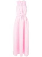 Jil Sander Cut Out Maxi Dress - Pink