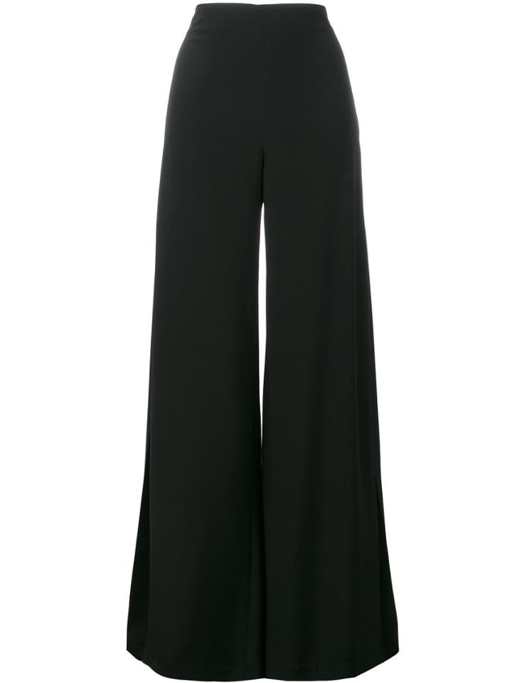 Adam Lippes High-waist Wide Leg Trousers - Black