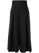 Adam Lippes High-waist Wide Leg Trousers - Black