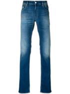Stone Island Faded Slim-fit Jeans - Blue
