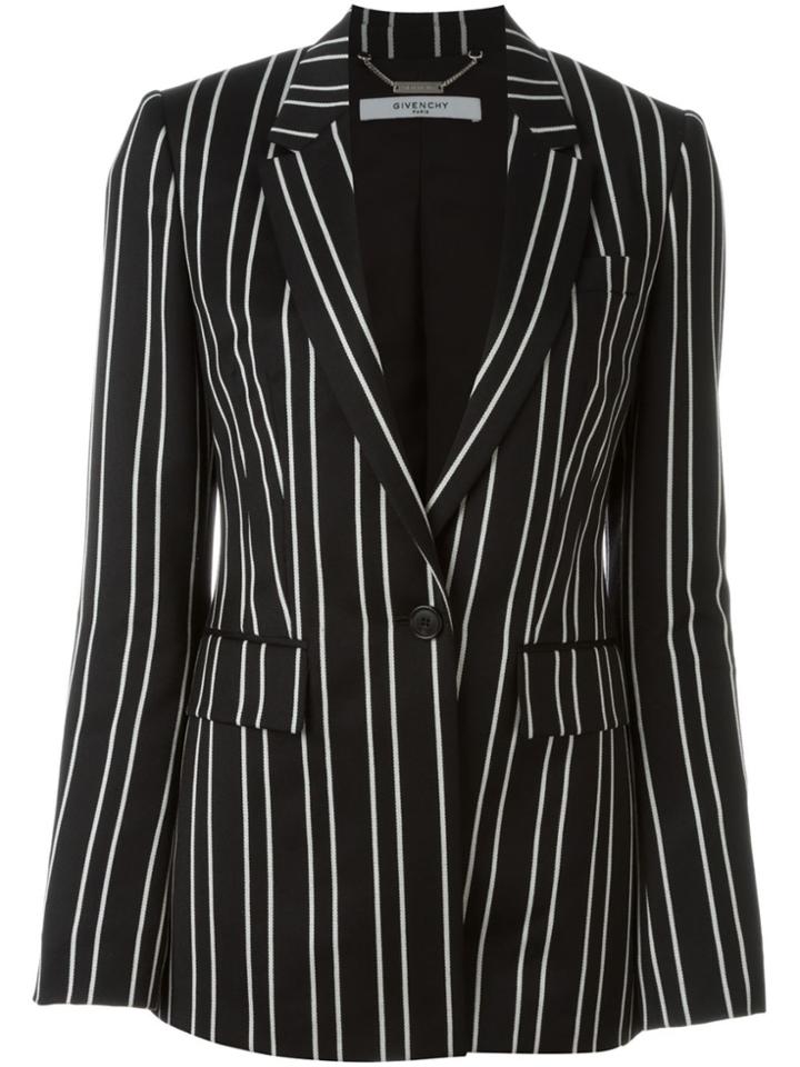 Givenchy Pinstripe Blazer - Black