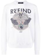 John Richmond - Refind Print Sweatshirt - Men - Cotton - L, White, Cotton