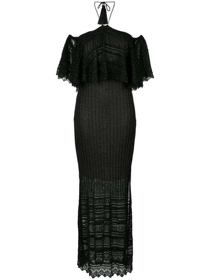 Cecilia Prado 'zaira' Knit Long Dress - Black