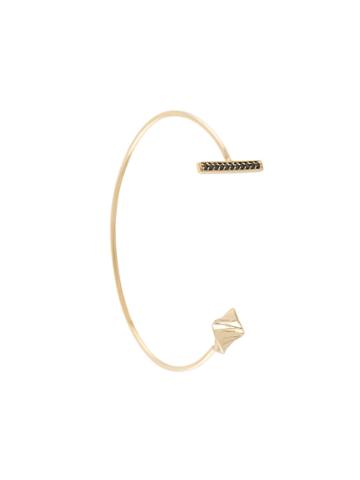 S/h Koh Onda Bar Open Cuff - Metallic
