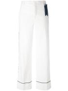 The Gigi - Straight Trousers - Women - Cotton - 44, White, Cotton