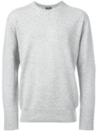 N.peal - 'the Oxford' Round Neck Jumper - Men - Cashmere - L, Grey, Cashmere