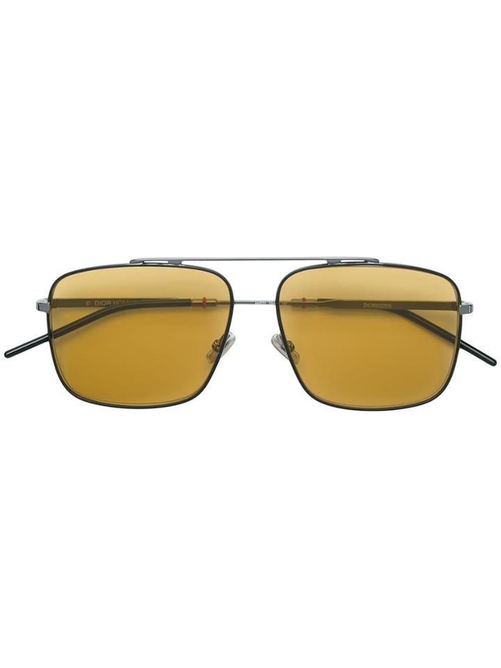 Dior Eyewear Square Frame Sunglasses - Metallic