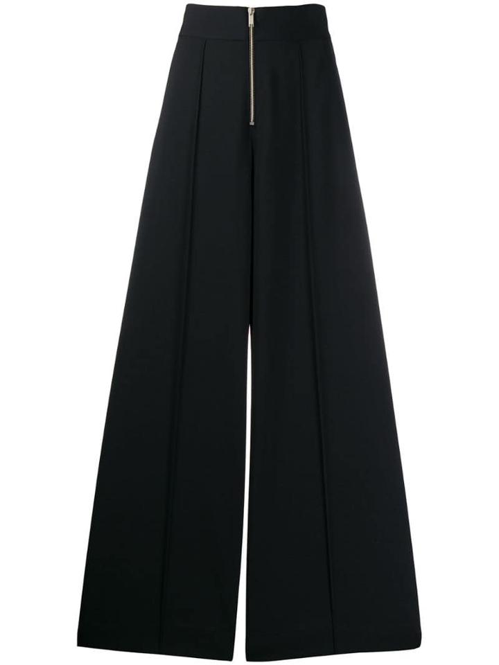 Maison Margiela Zipped Palazzo Trousers - Blue