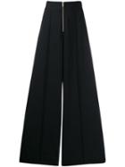 Maison Margiela Zipped Palazzo Trousers - Blue