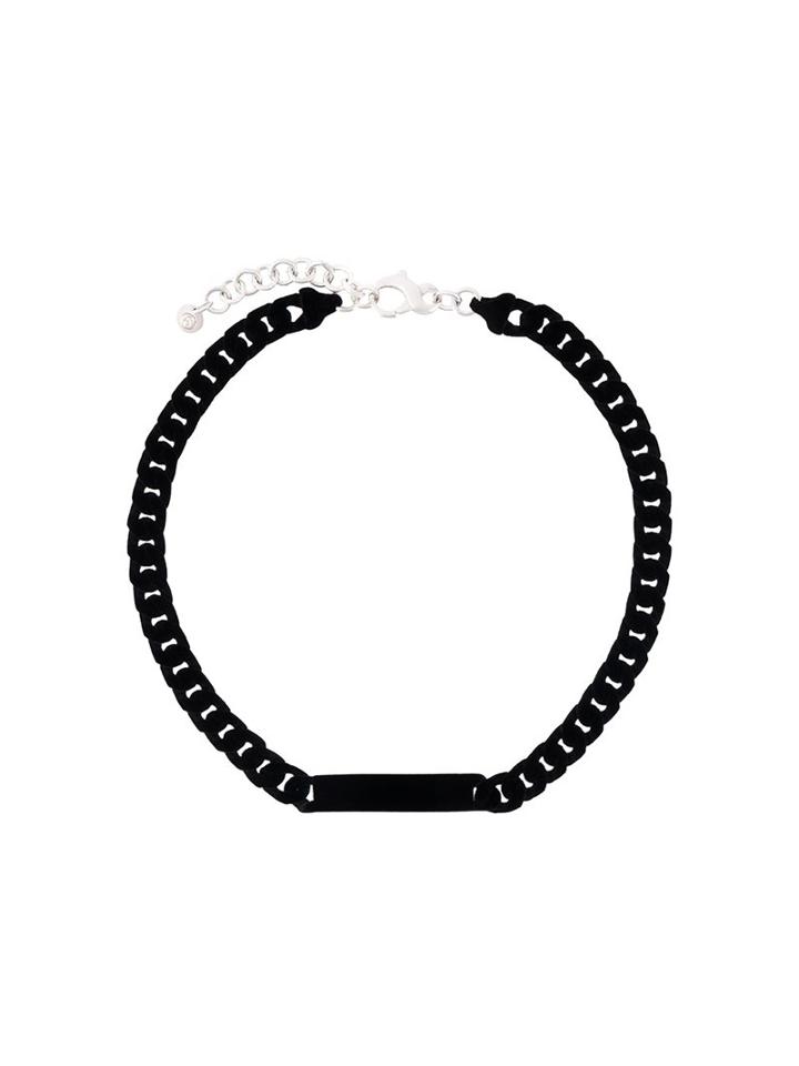 Mm6 Maison Margiela Chain Necklace, Women's, Black