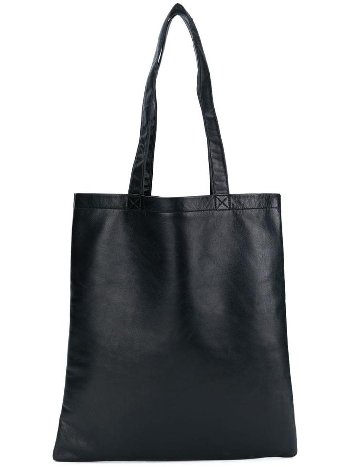 Isaac Reina Calf Leather Tote Bag - Black