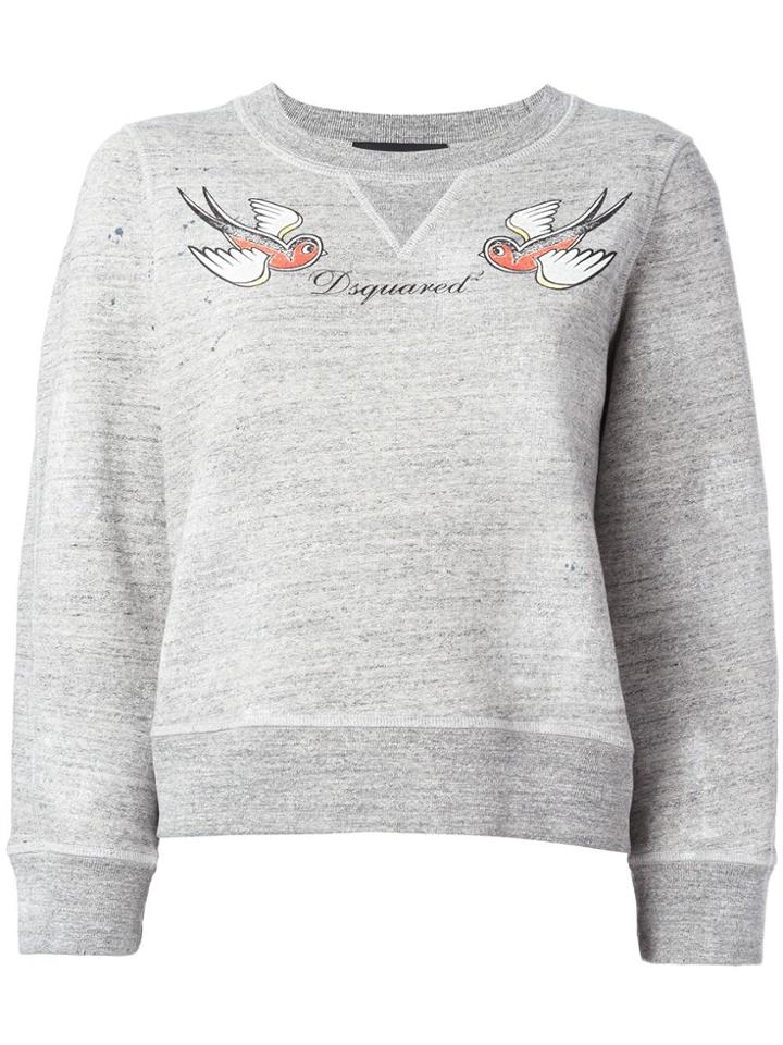 Dsquared2 Bird Logo Sweatshirt - Grey