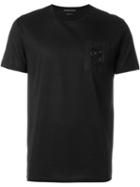 Alexander Mcqueen 9 Embellished T-shirt, Men's, Size: Xl, Black, Cotton/virgin Wool/glass