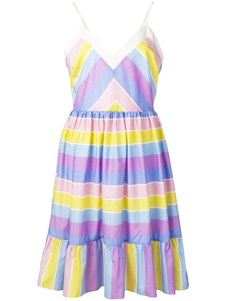 Blugirl Striped Slip Dress - Blue