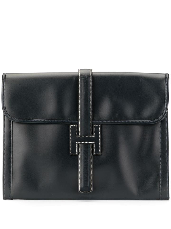 Hermès Pre-owned Jige Gm Clutch - Blue