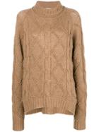 Jil Sander Cable-knit Sweater - Neutrals