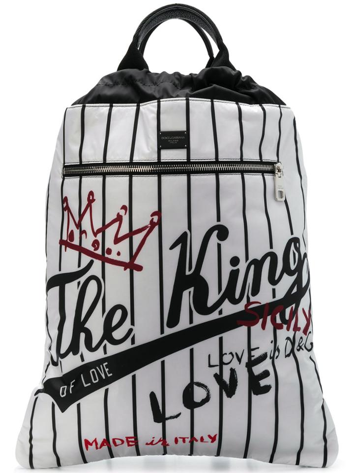 Dolce & Gabbana The King Backpack - White
