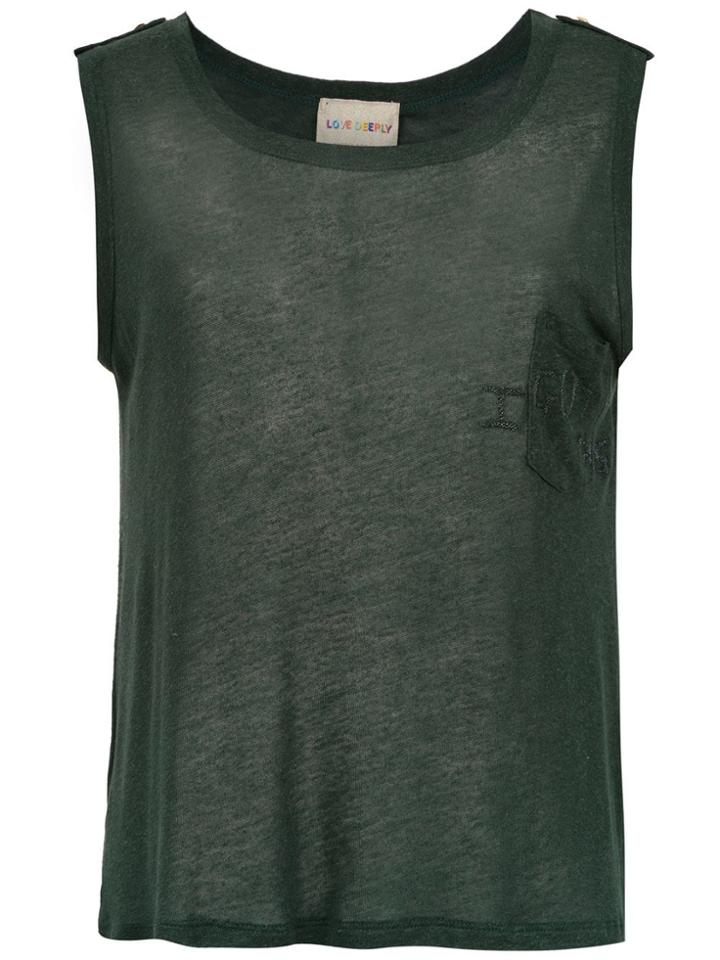 Andrea Bogosian Sleveless Top - Green