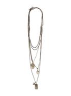 Ann Demeulemeester Multiple Chain Necklace - Metallic