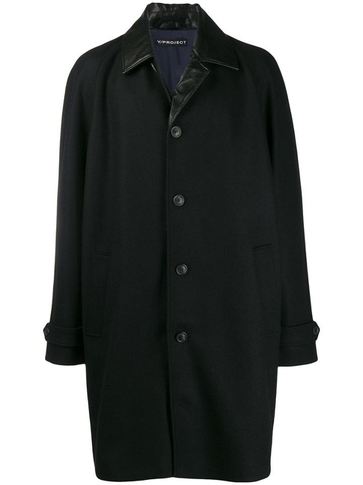 Y/project Loose-fit Coat - Black