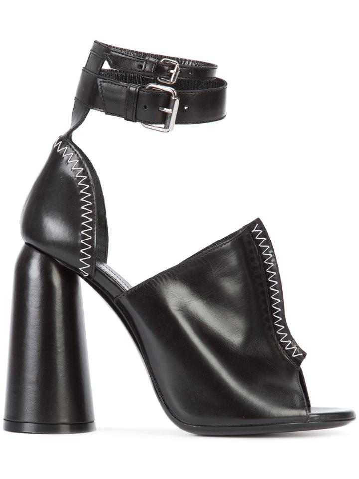Ellery Chunky Heel Sandals - Black