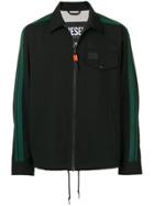 Diesel Side Stripe Shirt Jacket - Black