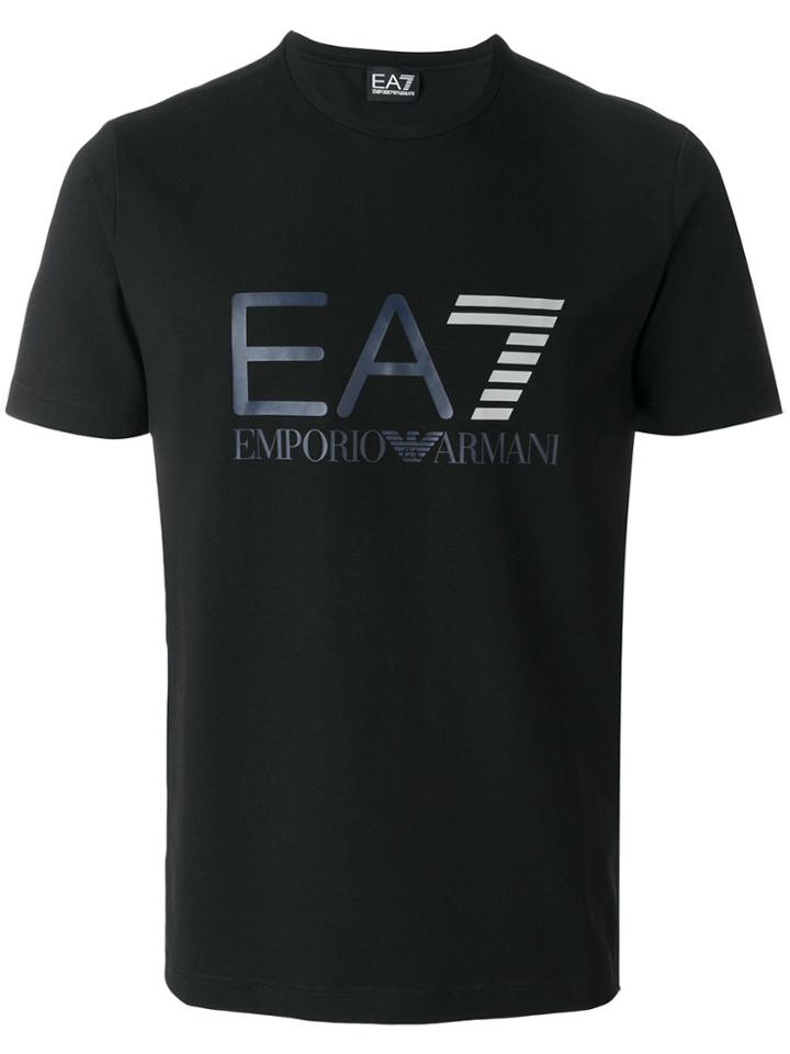 Ea7 Emporio Armani Front Logo T-shirt - Black