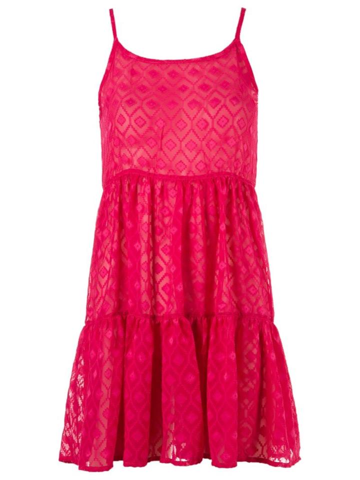 Blue Man Textured Beach Dress