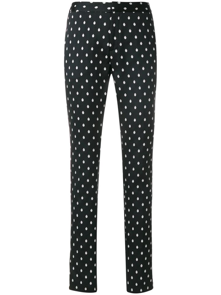 Giambattista Valli Polka Dot Tailored Trousers - Black
