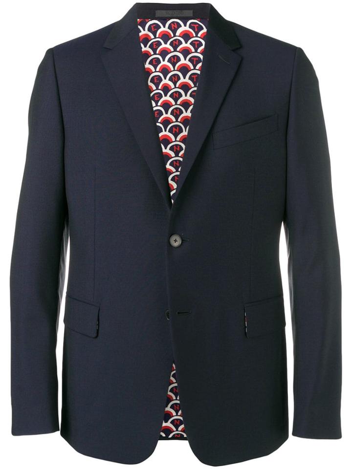 Valentino V Scale Blazer - Blue