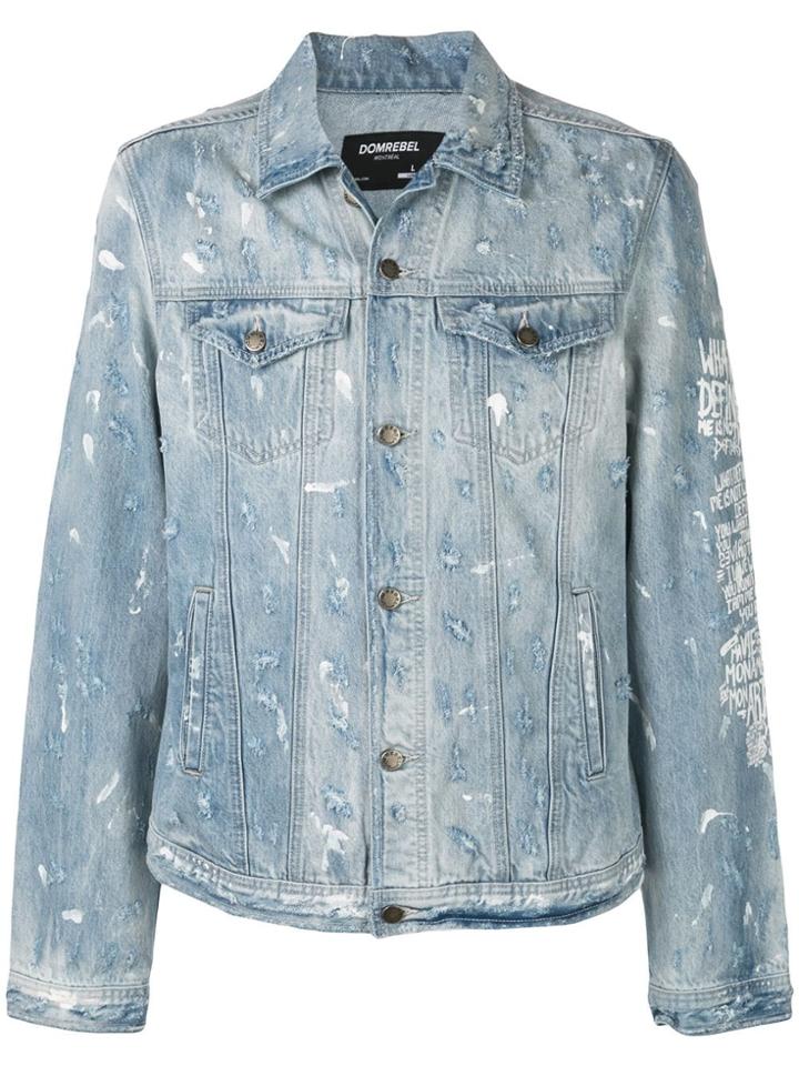 Dom Rebel Jumper Denim Jacket - Blue