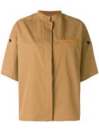 Yves Salomon Short Sleeve Shirt - Brown