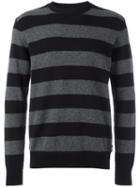 Edwin 'standard Stripes' Jumper, Men's, Size: Large, Black, Polyamide/lambs Wool