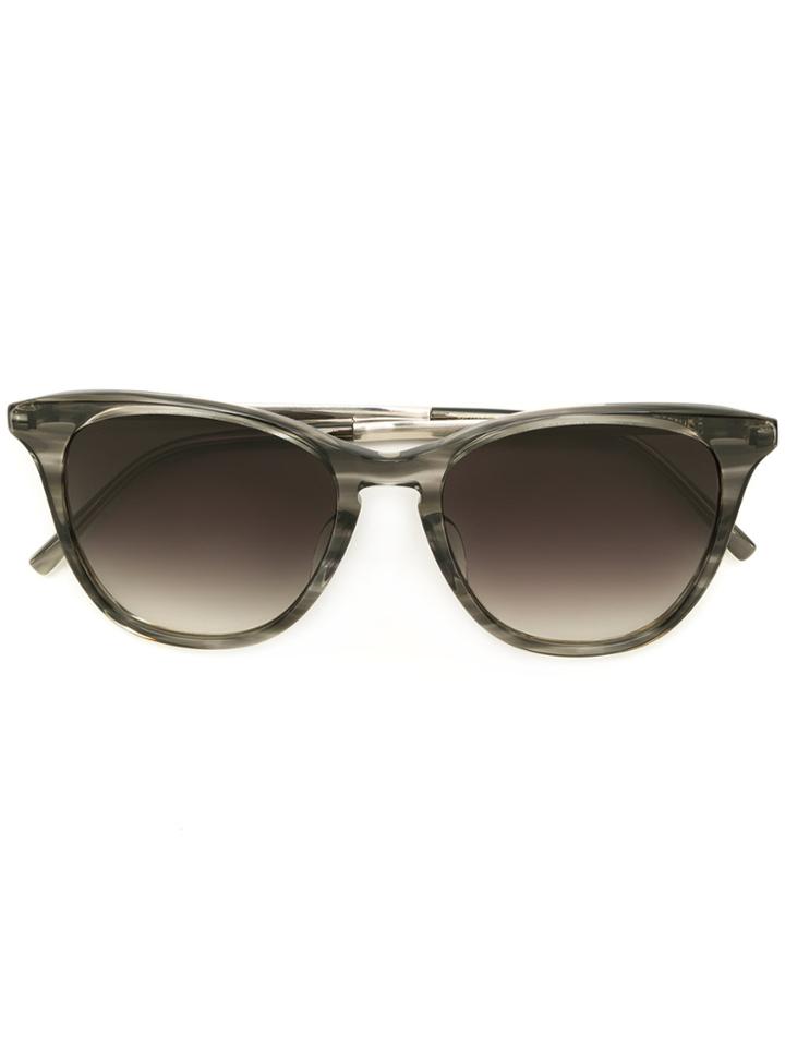 Matsuda Square Gradient Sunglasses - Grey