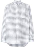 Giorgio Armani Vintage Checked Shirt - White