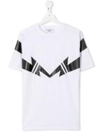 Neil Barrett Kids Logo Print T-shirt - White