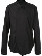 Julius Wrap Shirt, Men's, Size: 1, Black, Cotton/silk