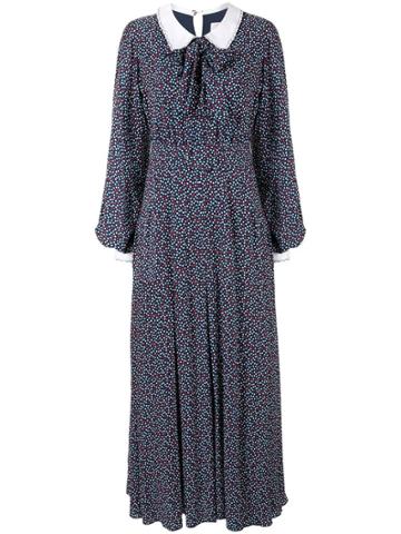 Gül Hürgel Long Polka Dot Dress - Blue