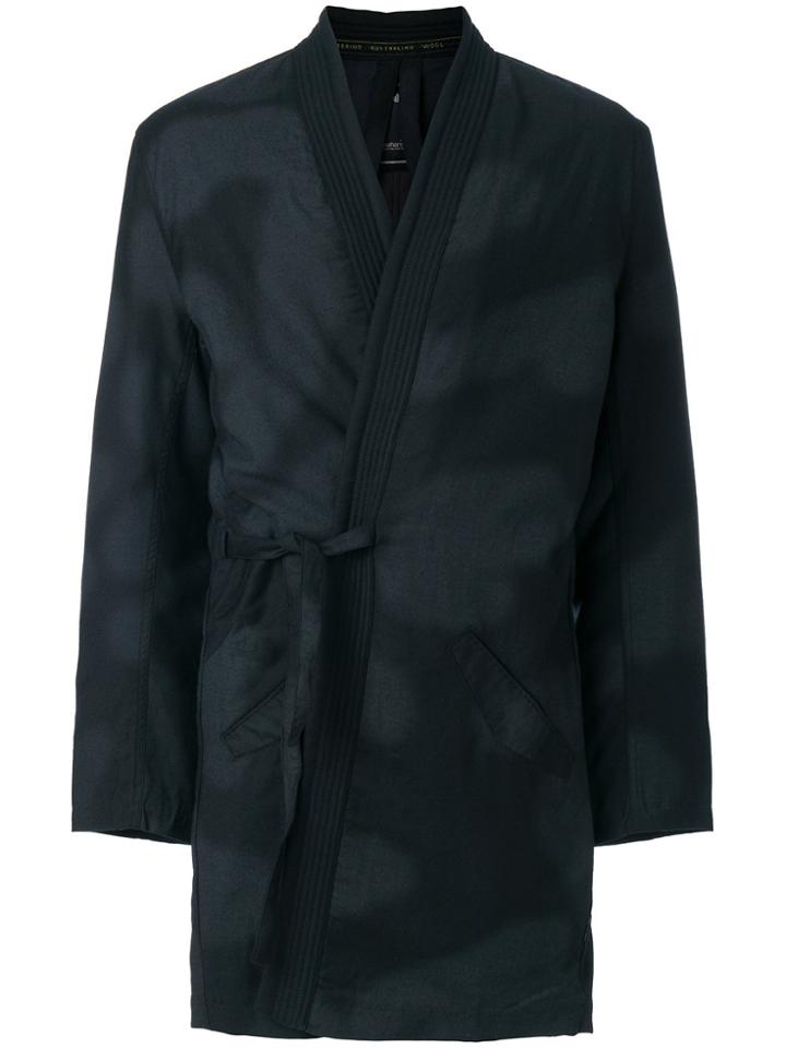 Maharishi Camouflage Patter Coat - Black