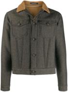 Tagliatore Jacket With Shearling Trim - Blue