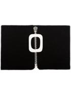 Jw Anderson Black Merino Wool Neck Band