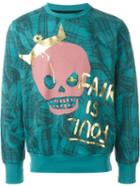 Vivienne Westwood Man Skull Print Sweatshirt