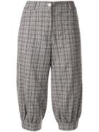 Chanel Pre-owned Cropped Tweed Trousers - Grey