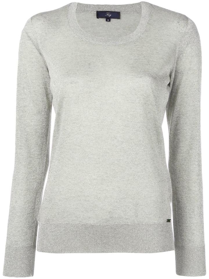 Fay Plain Jumper - Green