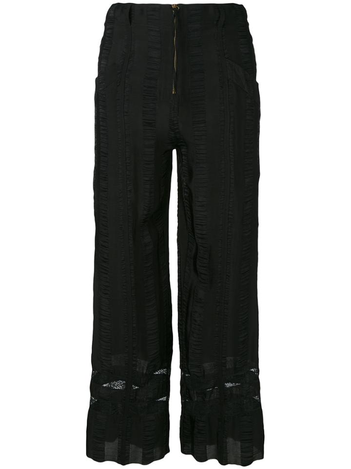 Philosophy Di Lorenzo Serafini Cropped Trousers - Black