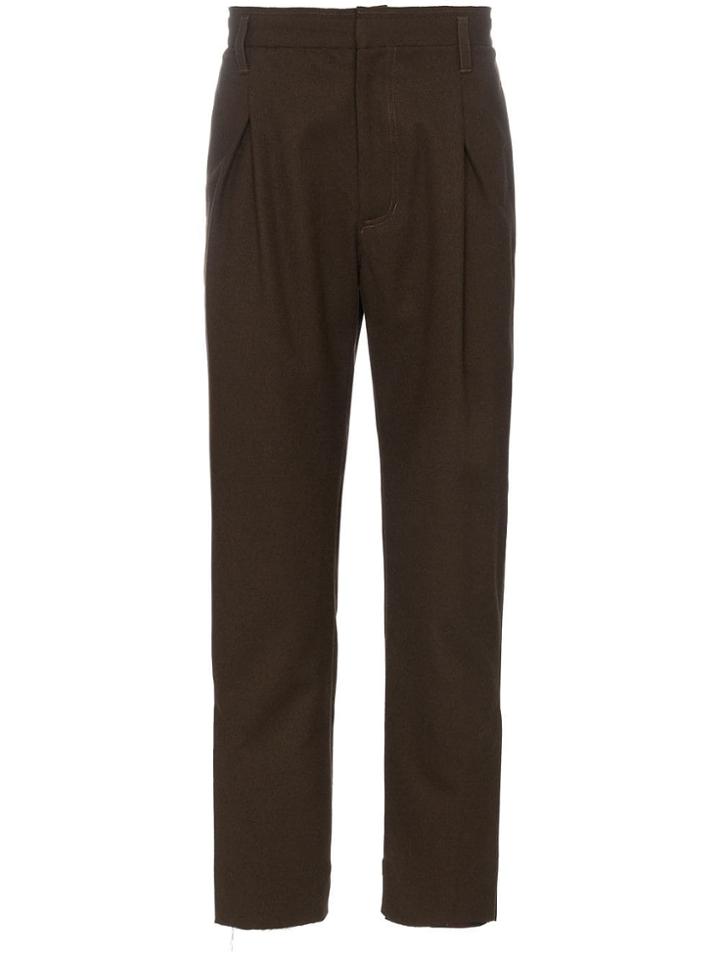 Bed J.w. Ford Bed Slim Split Hem Trs Choc - Brown