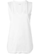Lareida 'helen' Tank Top, Women's, Size: Medium, White, Cotton/silk