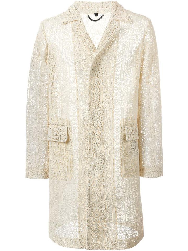 Burberry Prorsum Italian Lace Midi Coat